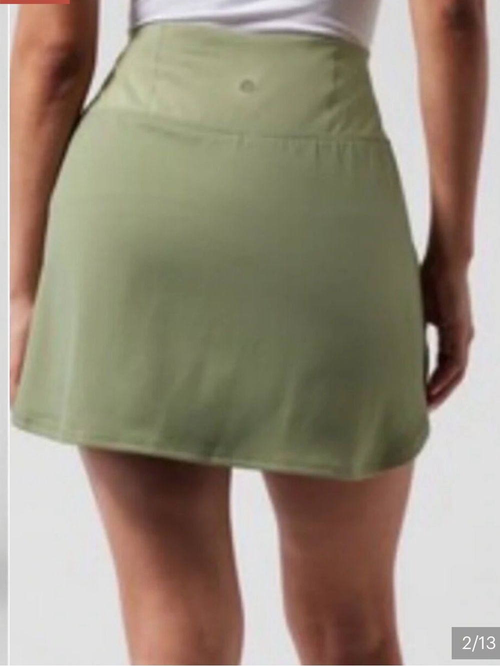 Athleta Fairway Golf Skort 6 inch Sage Green - Picture 3 of 10